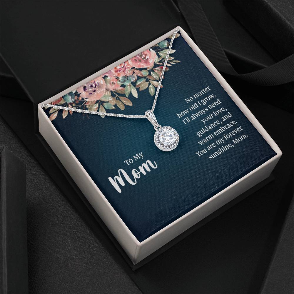 To My Mom So Much of Me is Made From How You Raised Me to Be Eternal Hope Necklace