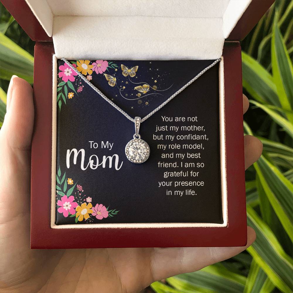 To My Mom You Are Not Just a Mother Eternal Hope Necklace