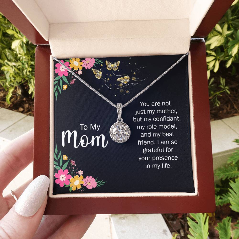 To My Mom You Are Not Just a Mother Eternal Hope Necklace