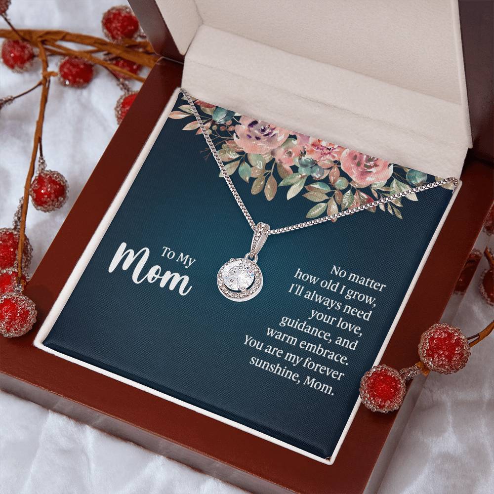To My Mom So Much of Me is Made From How You Raised Me to Be Eternal Hope Necklace