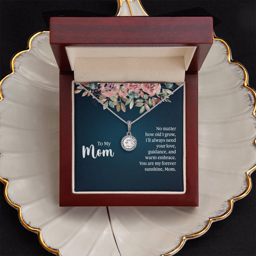 To My Mom So Much of Me is Made From How You Raised Me to Be Eternal Hope Necklace