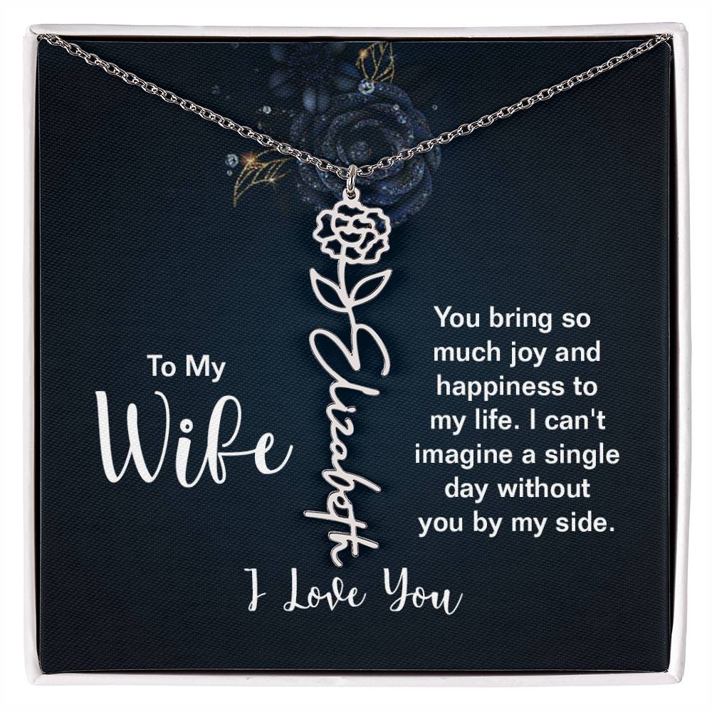 To my wife - you bring so much joy