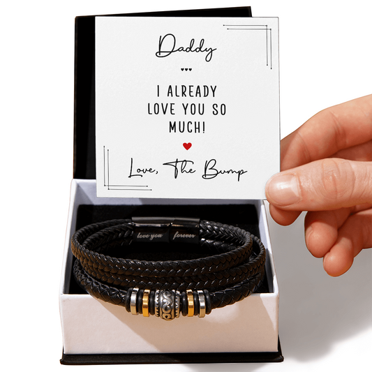 Daddy I Already Love You So Much Love You Forever Bracelet Father's Day Gift for Father, Gift for Dad