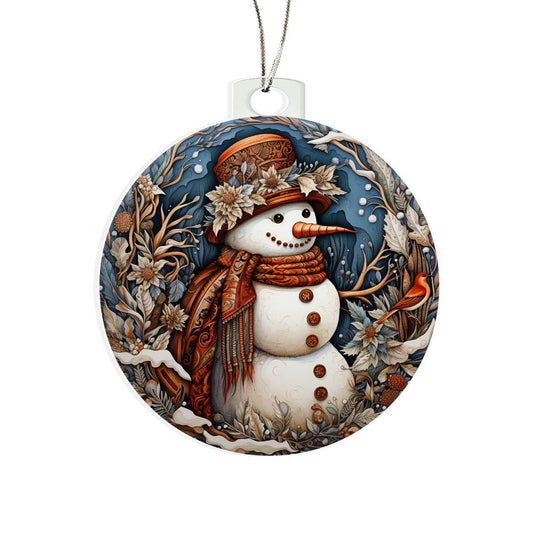 Acrylic Ornament Snow MAn