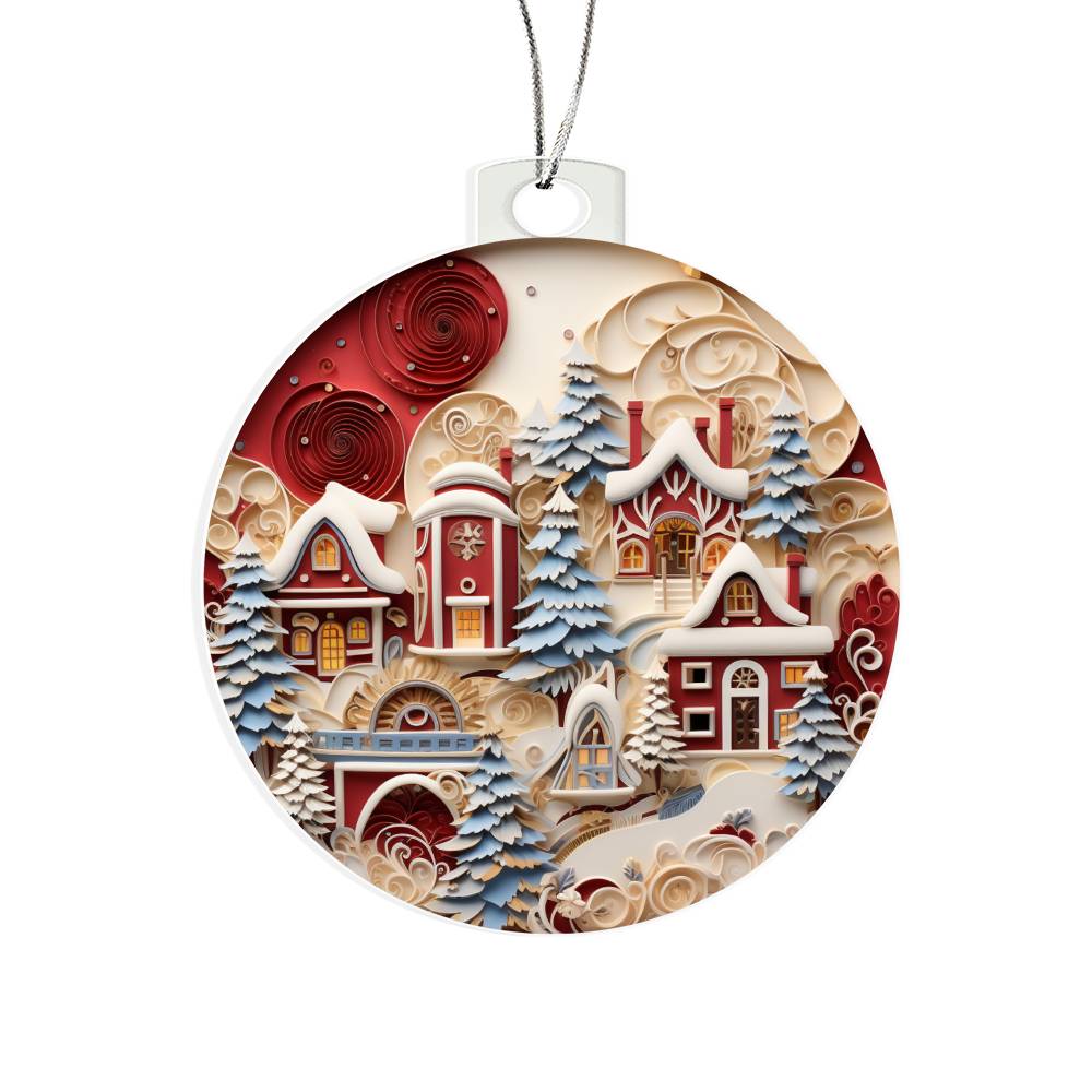 Acrylic Ornament House