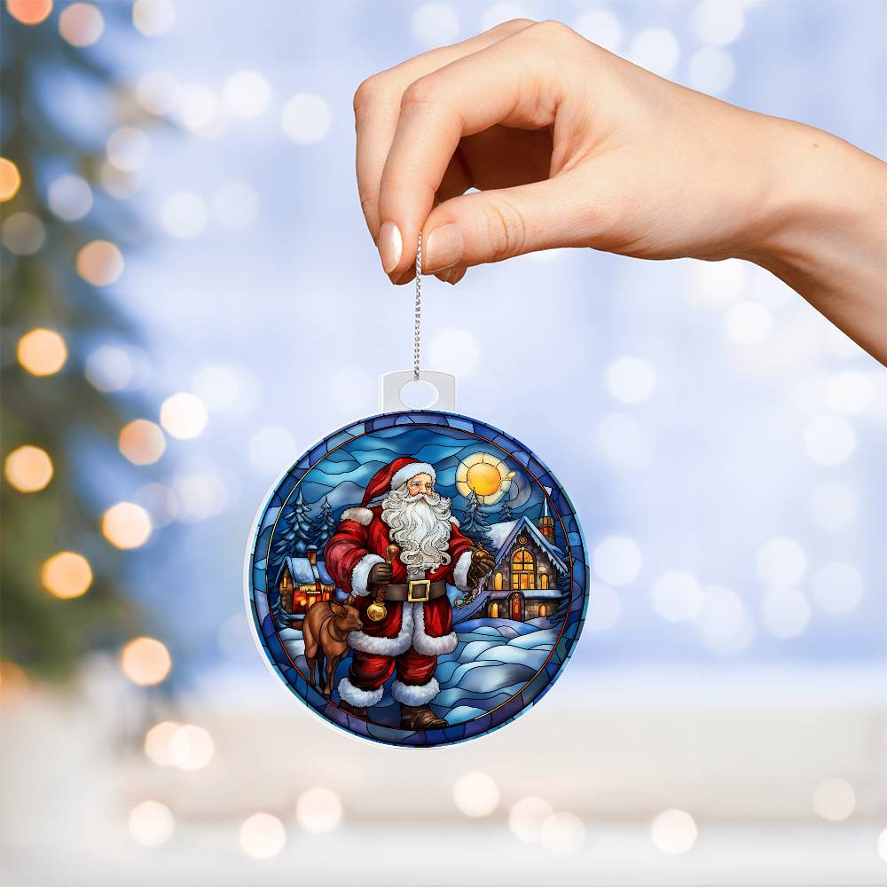 Acrylic Ornament Santa