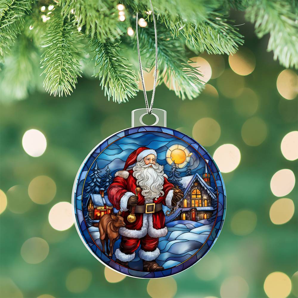 Acrylic Ornament Santa