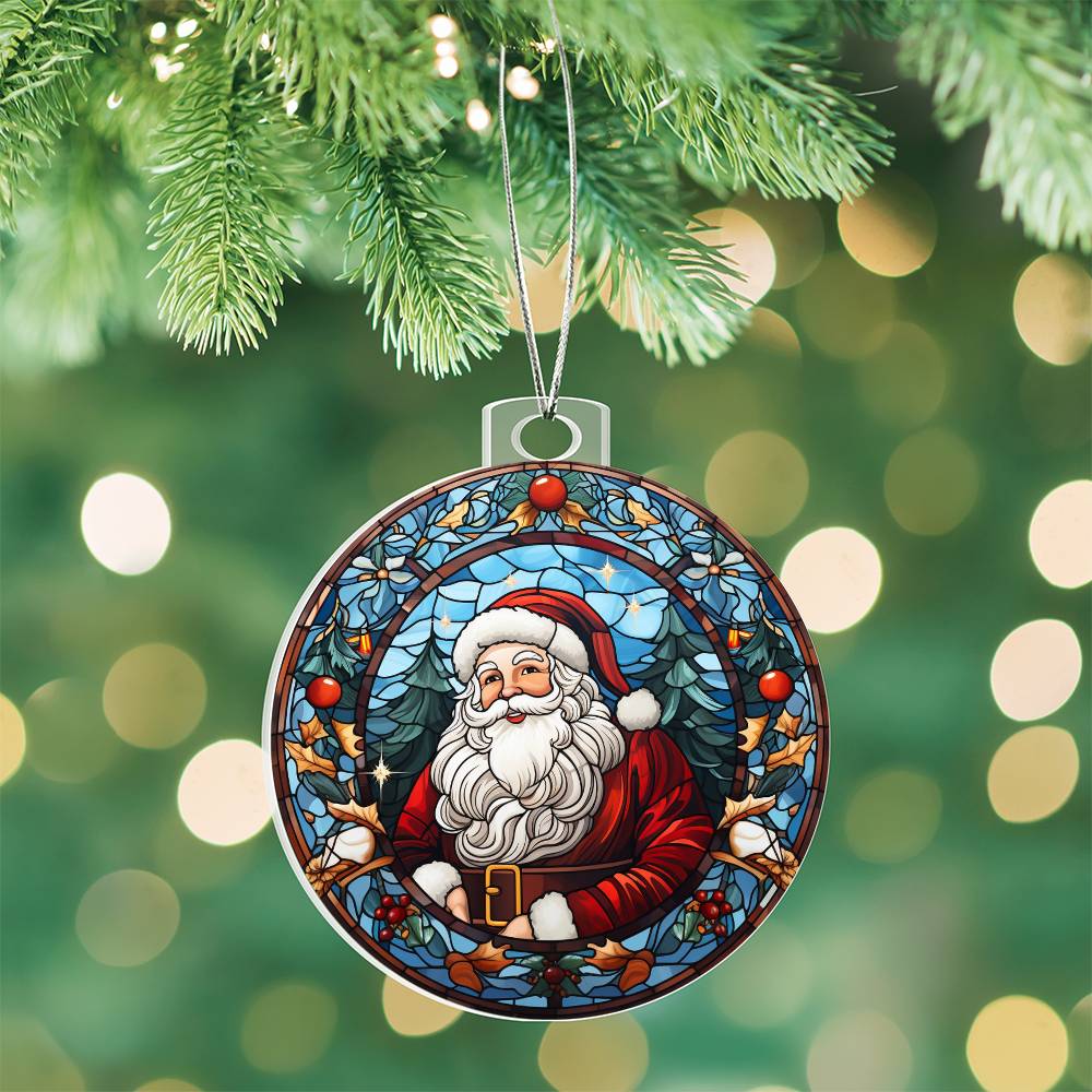 Acrylic Ornament Santa