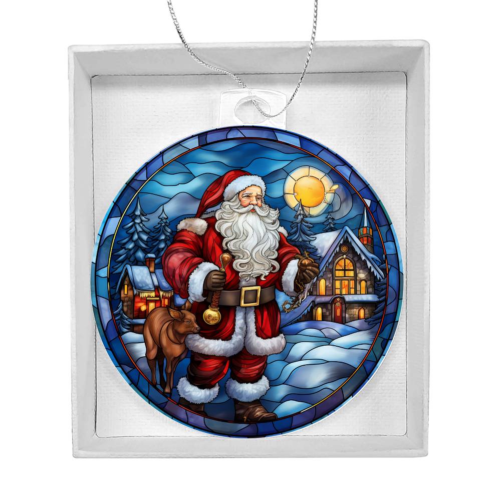 Acrylic Ornament Santa