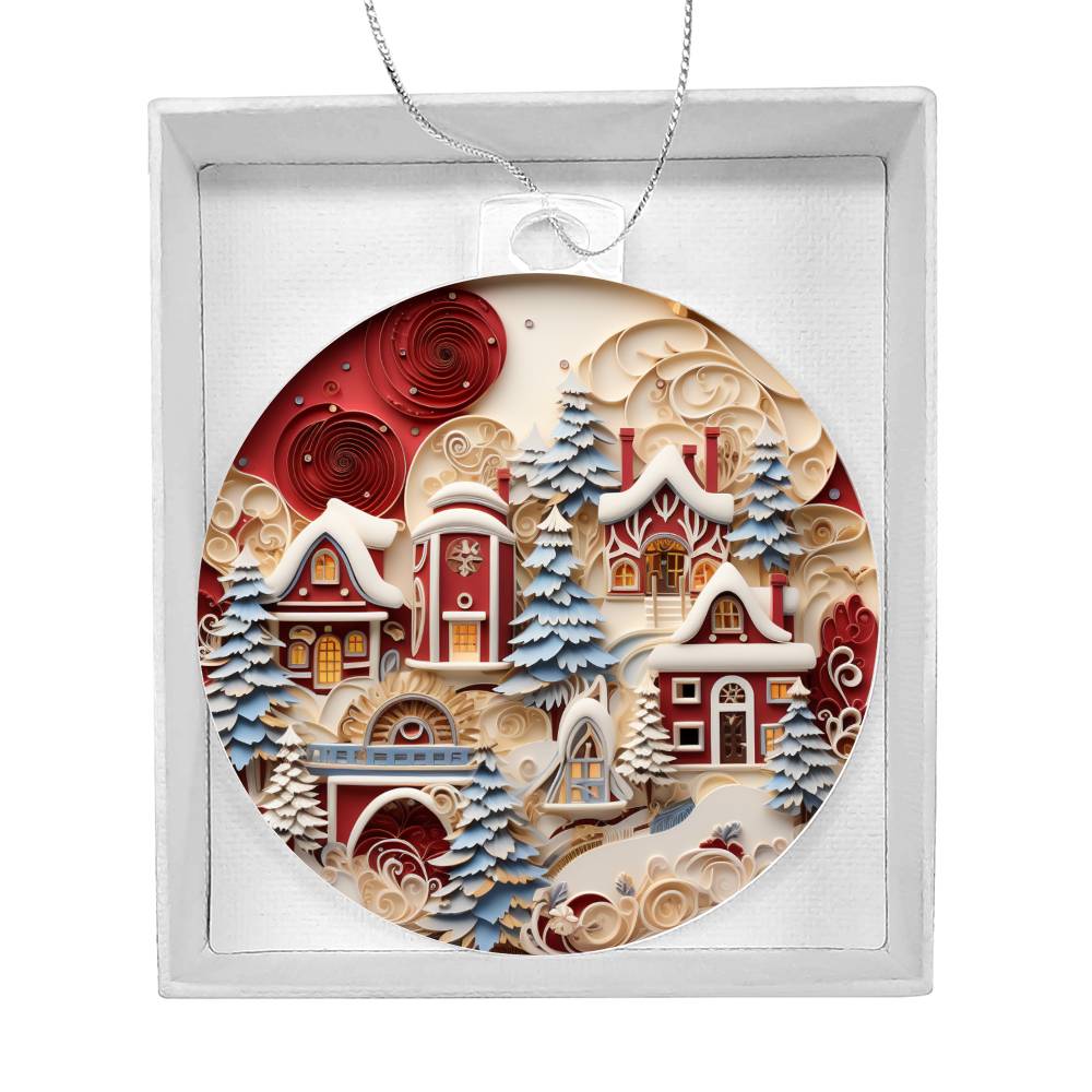 Acrylic Ornament House
