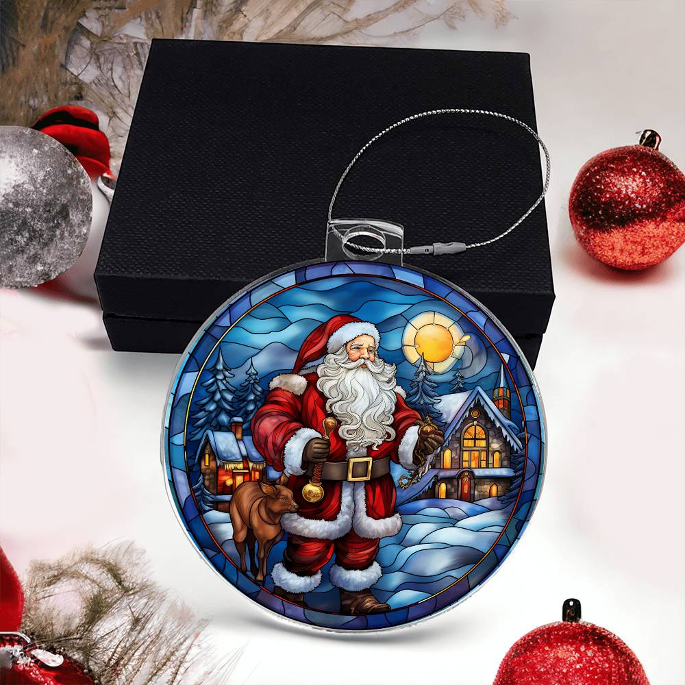 Acrylic Ornament Santa