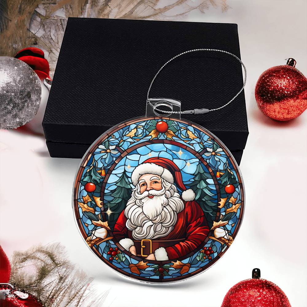 Acrylic Ornament Santa