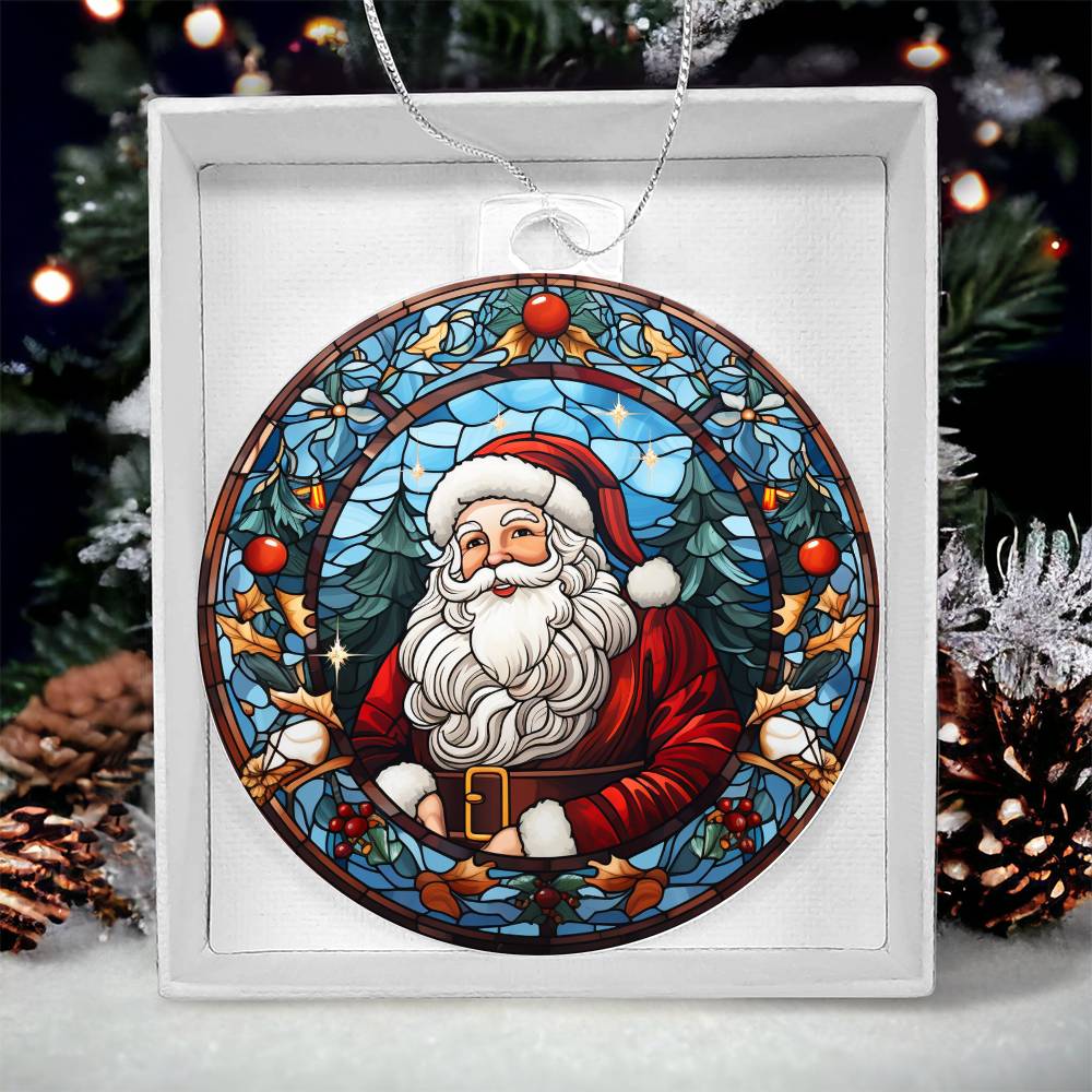 Acrylic Ornament Santa