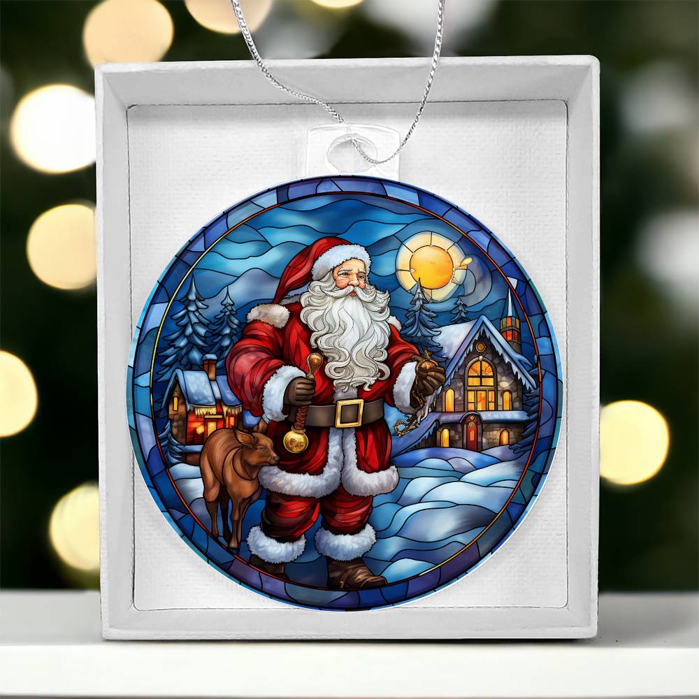 Acrylic Ornament Santa