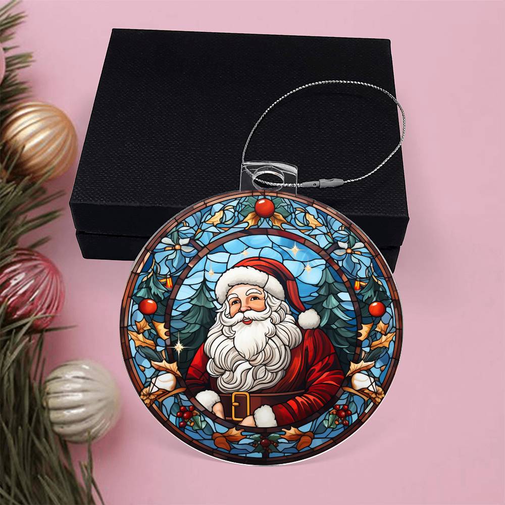 Acrylic Ornament Santa