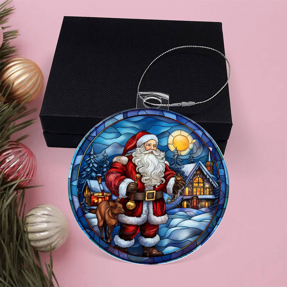 Acrylic Ornament Santa