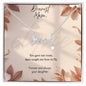 Dearest Mom - Scripted Love Necklace | Elegant Family Jewelry Gift for Her | Elyvie