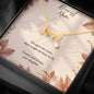 Dearest Mom - Scripted Love Necklace | Elegant Family Jewelry Gift for Her | Elyvie
