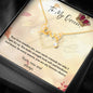 To My Queen (Wife) - Scripted Love Necklace | Elegant Family Jewelry Gift for Her | Elyvie