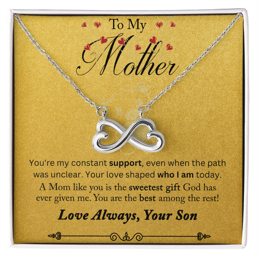 Endless Love Necklace To My Mother You Are My Constant Support