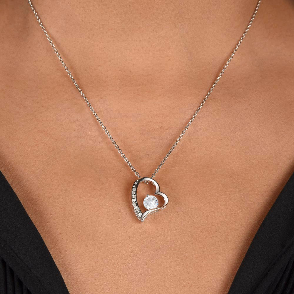 Mom Your Presence is a Gentle Breeze Forever Love Necklace