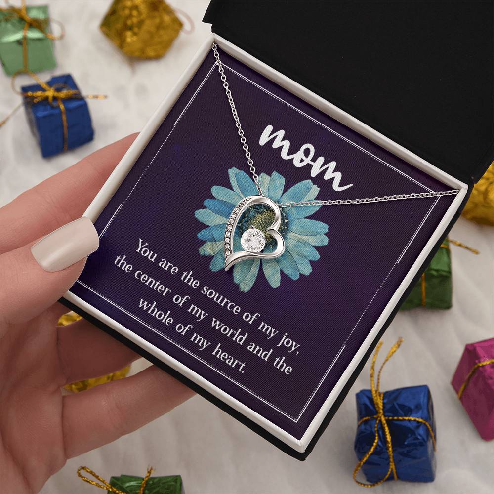 Mom You are the Source of my Joy Forever Love Necklace
