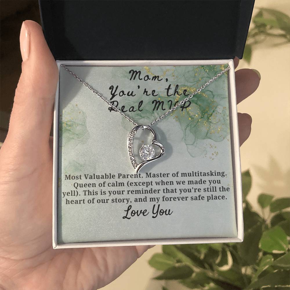 Mom You're the Real MVP Forever Love Necklace