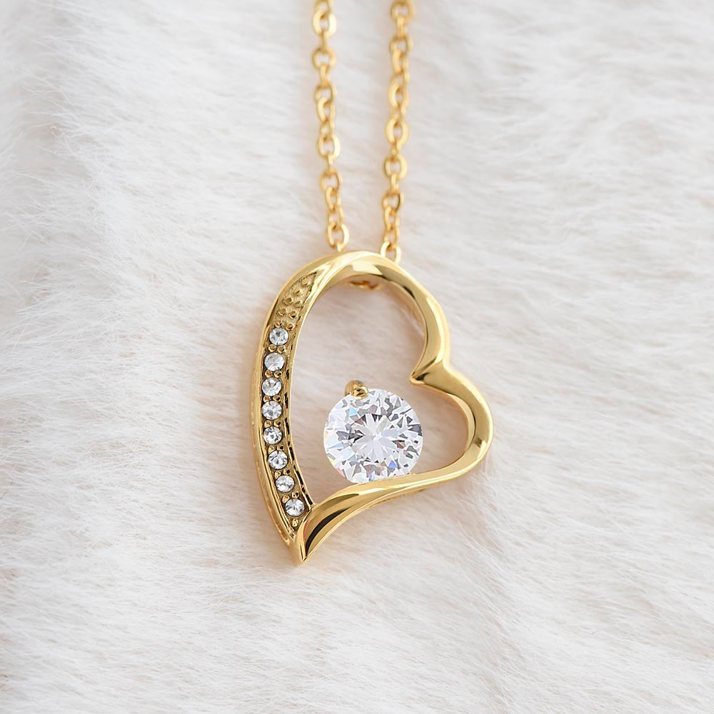 To The Best Mom Thank You For Every Hug Forever Love Necklace