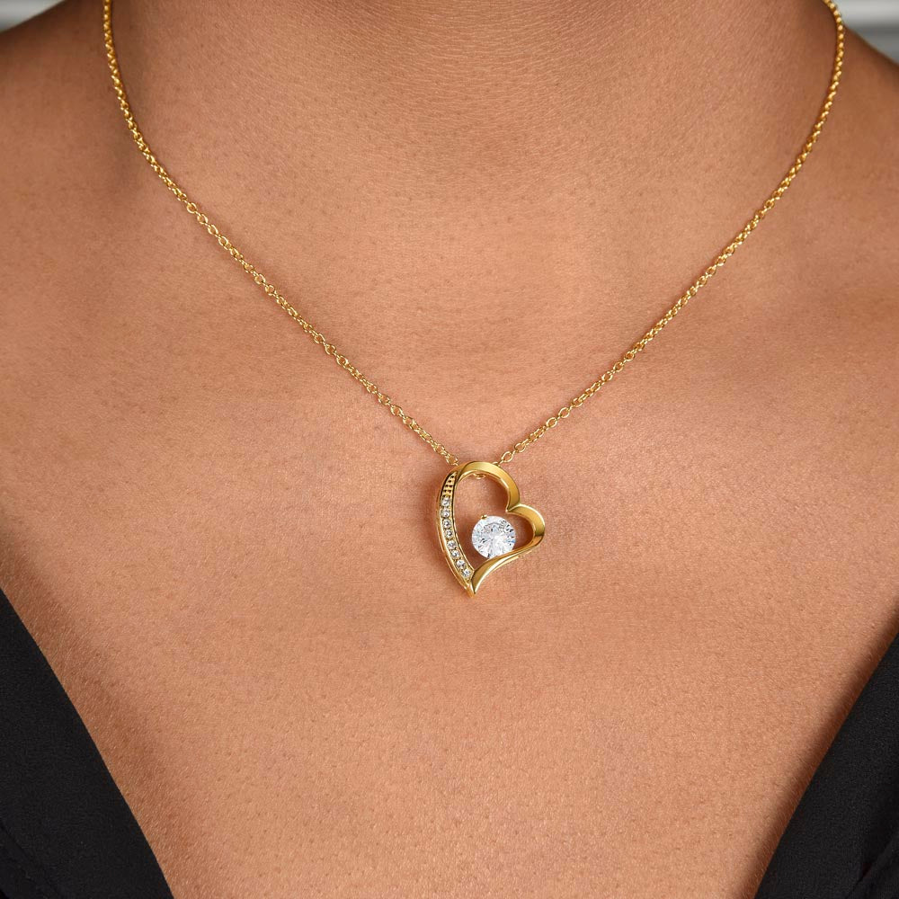 To Our Loving Mom Your Love is The Greatest Gift Forever Love Necklace