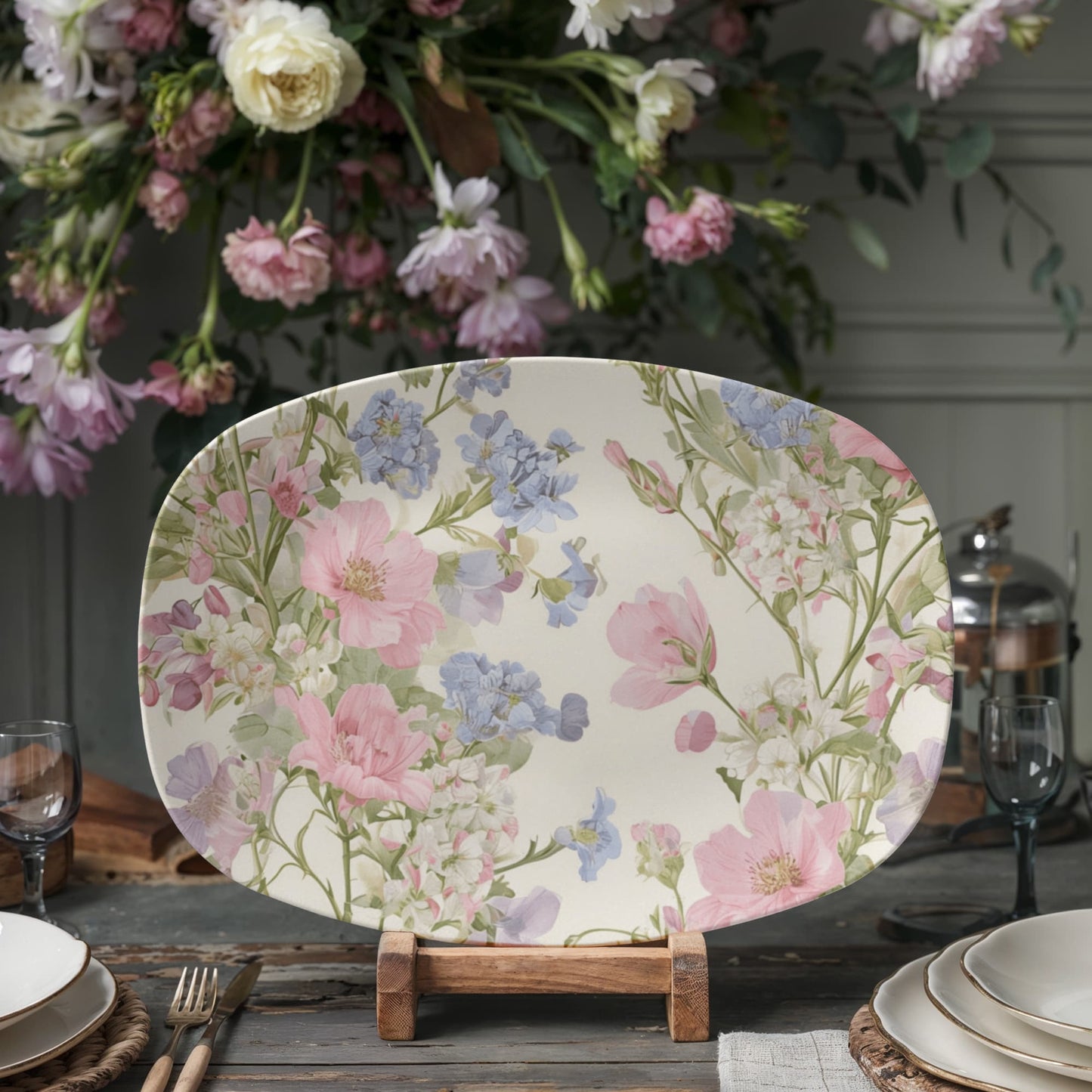 Mom Beautiful Garden 10”x14” Platter