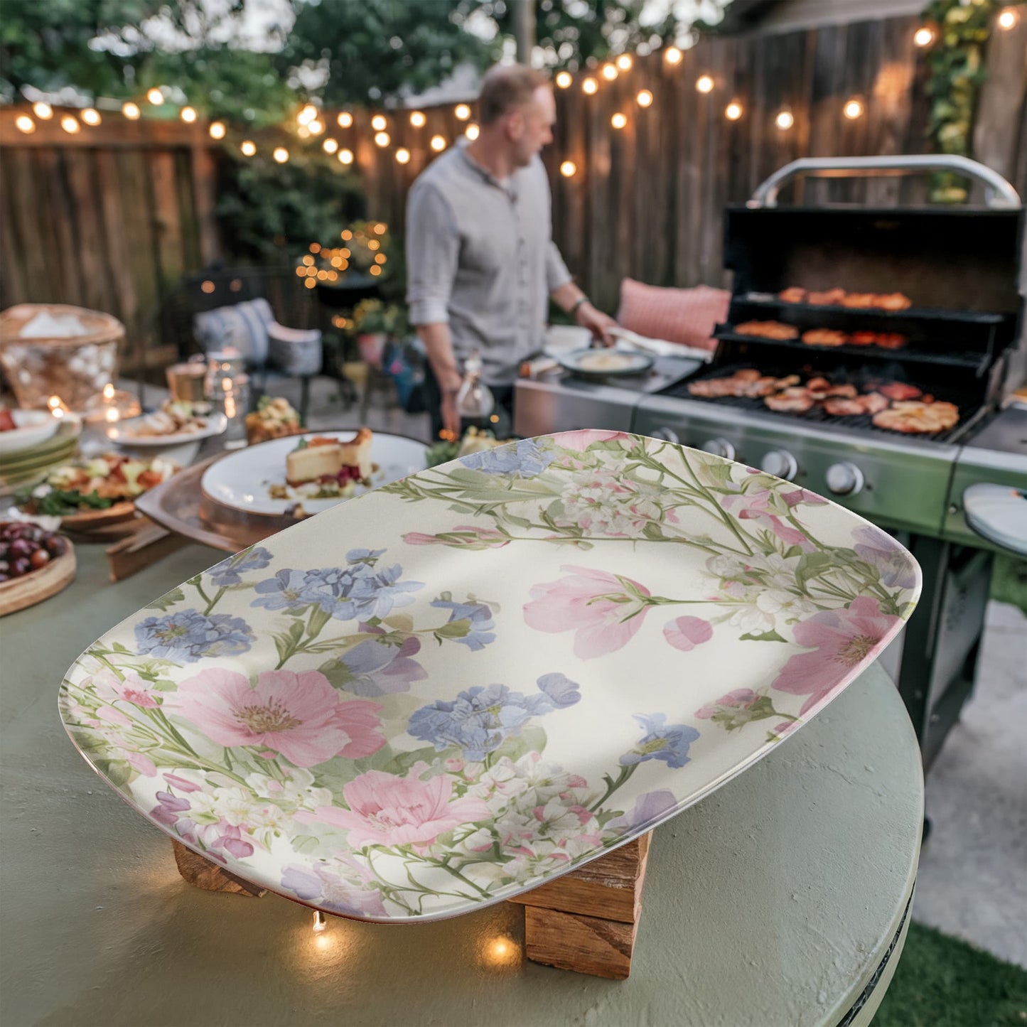 Mom Beautiful Garden 10”x14” Platter