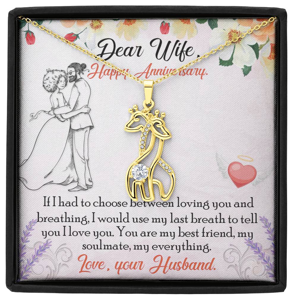 Dear Wife, Happy Anniversary to My Wife I Will love you Forever